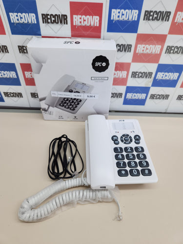 Teléfono Fijo sobremesa o Pared, Teclas Grandes SPC Original